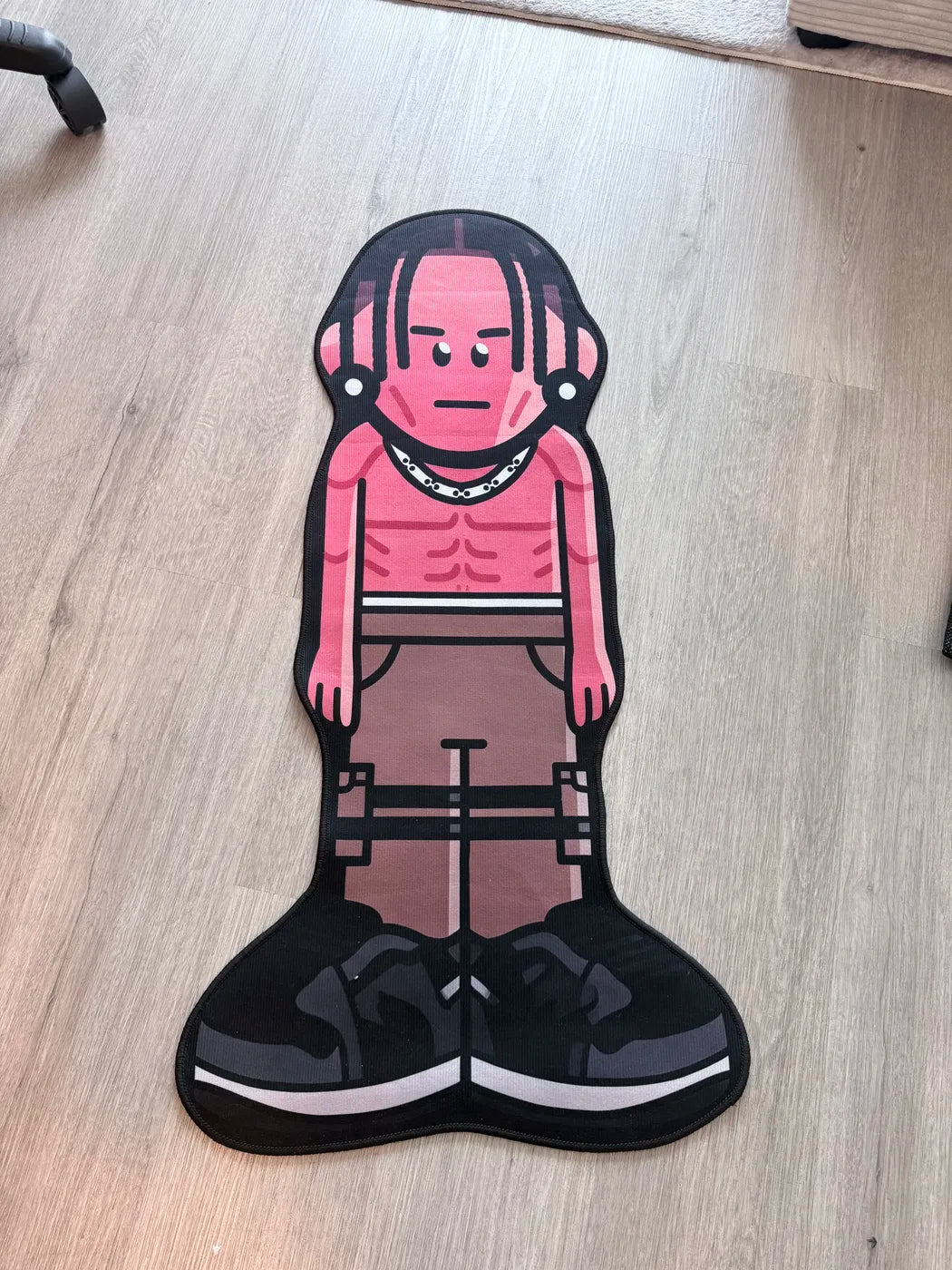 Shaped Tiny Rugs on the floor