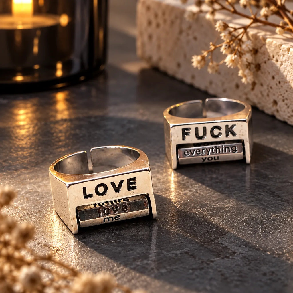 Love and Fuck rings together