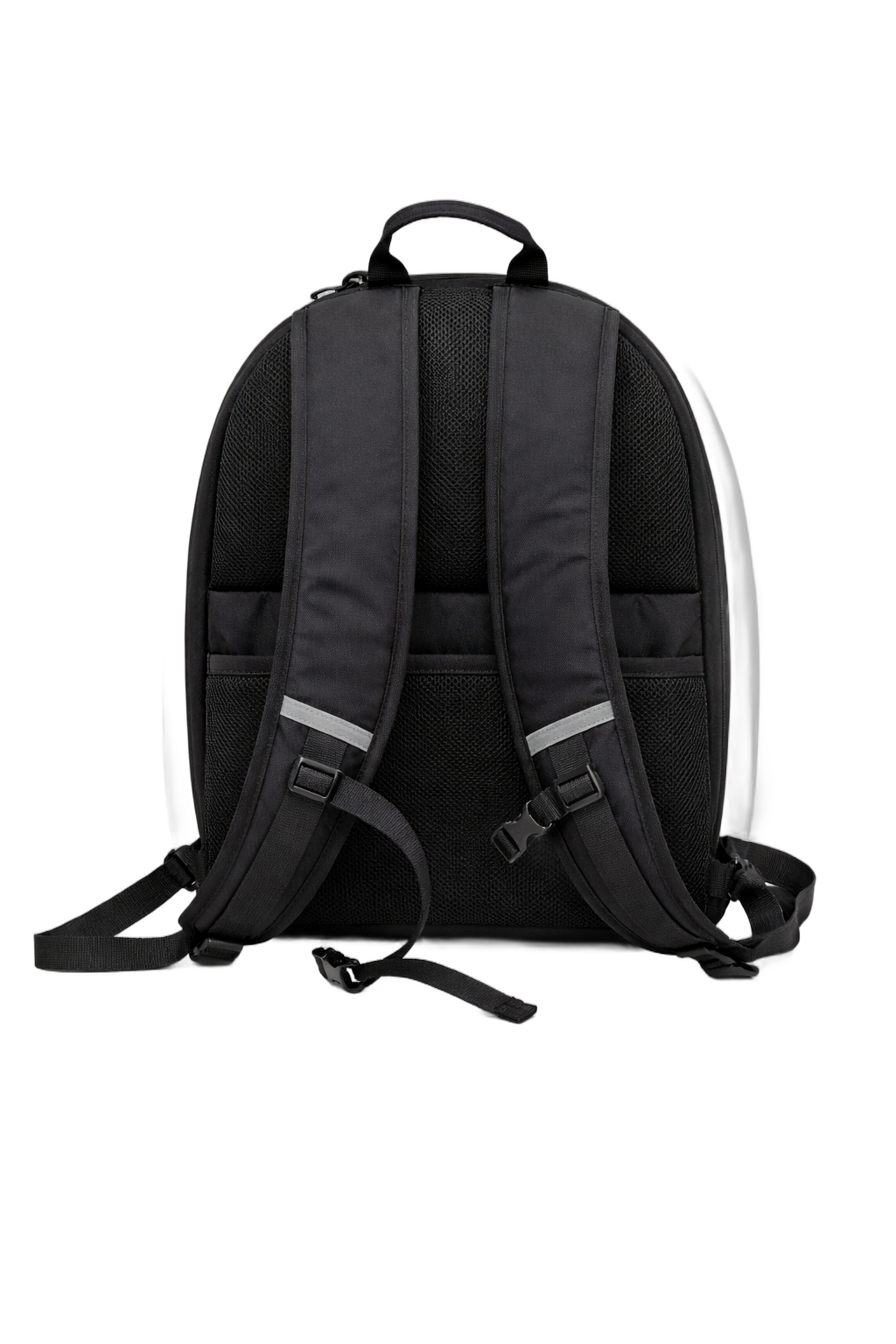 Skull LED Backpack - white colorway, back